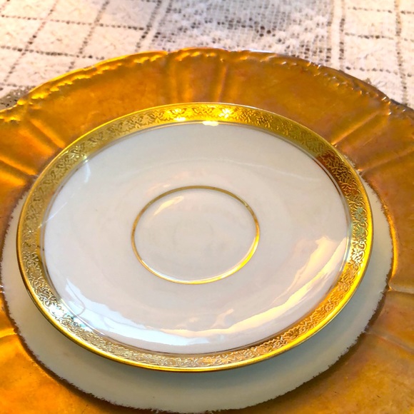 EUC- Nearly Pristine & Rare GDA France Haviland Limoges Calvados Teacup & Saucer - Picture 10 of 14